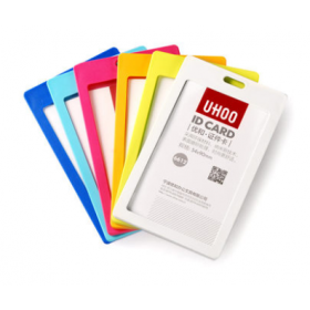 6612单面糖果色卡套